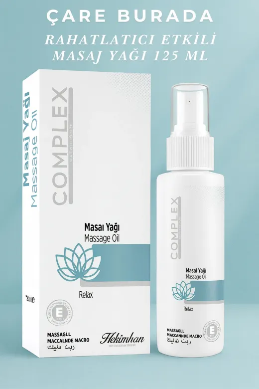 Hekimhan COM_02 Complex Relax Masaj Yağı 125 Ml