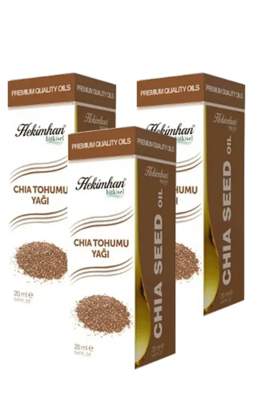 Hekimhan hcty20ml-3 Chia Tohumu Yağı 20 Ml 3 Adet