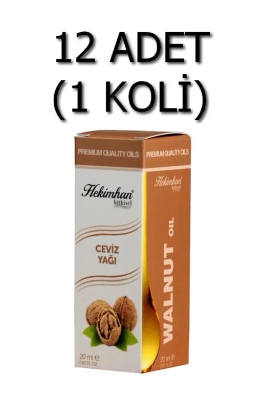 Hekimhan hcy20ml-12 Ceviz Yağı 20 Ml 12 Adet (1 Koli)