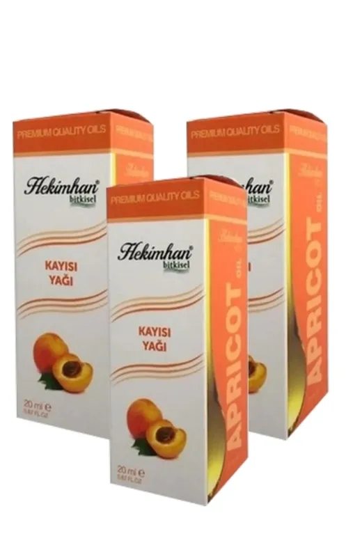 Hekimhan hkayıçy20ml-3 Kayısı Yağı 20 Ml 3 Adet