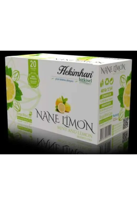 Hekimhan HKMN127 Nane Limon 20 Li Süzen Poşet Çay