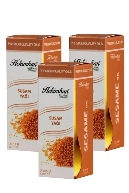Hekimhan hsuy20ml-3 Susam Yağı 20Ml 3 Adet