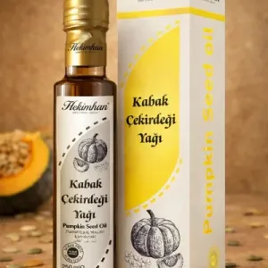 Hekimhan - Kabak Çekirdeği Yağı 250 Ml (Soğuk Sıkım)