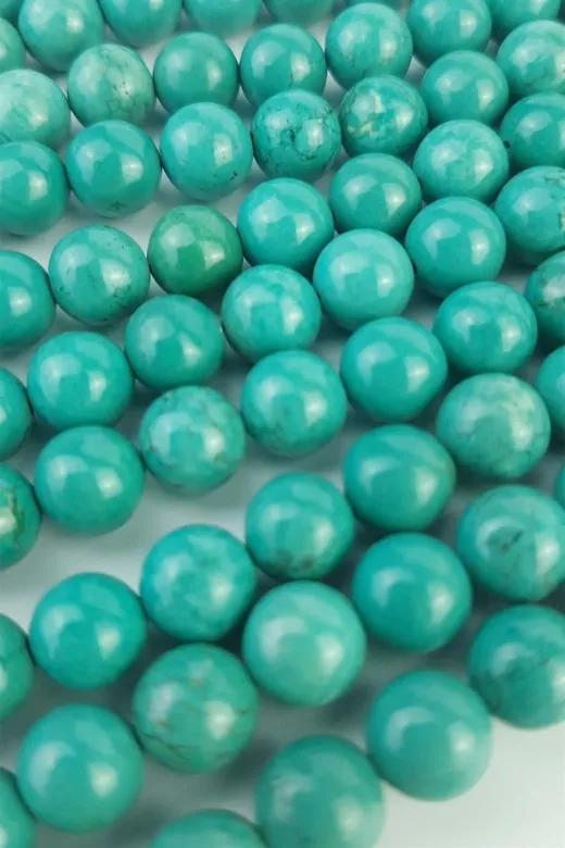 Helsinki Accessories HLSK-DGTD147 Turkuaz 8 Mm Doğal Taş 1 Dizi Helsinki