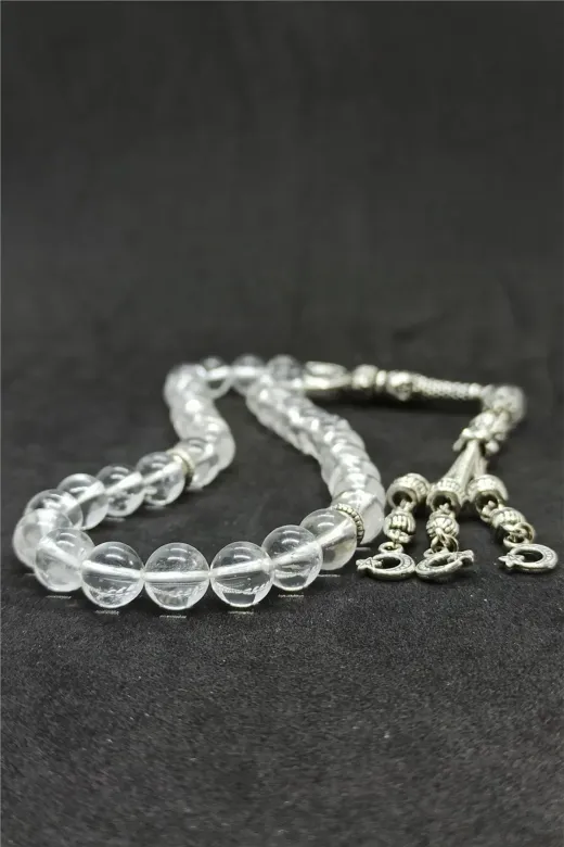 Helsinki Accessories HLSK-KDTS005 Kristal Kuvars Doğal Taş Tesbih Helsinki