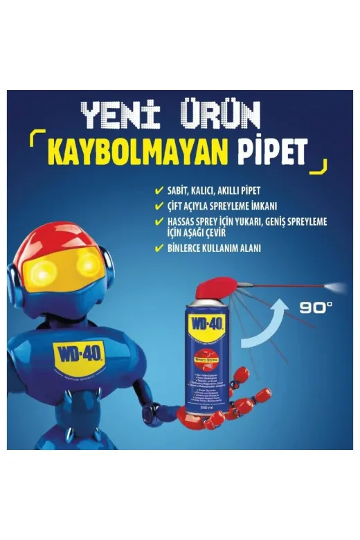 Henkel P1091151S8169 Wd 40 Smart Straw Pas Sökücü Yağlayıcı 350 Ml