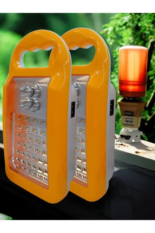 HGD 01 Led Işıldak Hg Due Hg-400B Şarj Edilebilir Acil Işık 36 4 Led Işıldak
