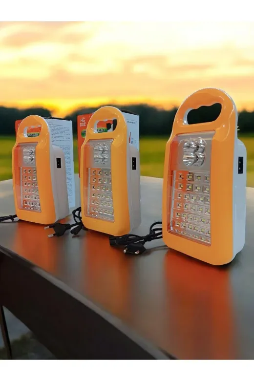 HGD 01 Led Işıldak Hg Due Hg-400B Şarj Edilebilir Acil Işık 36 4 Led Işıldak