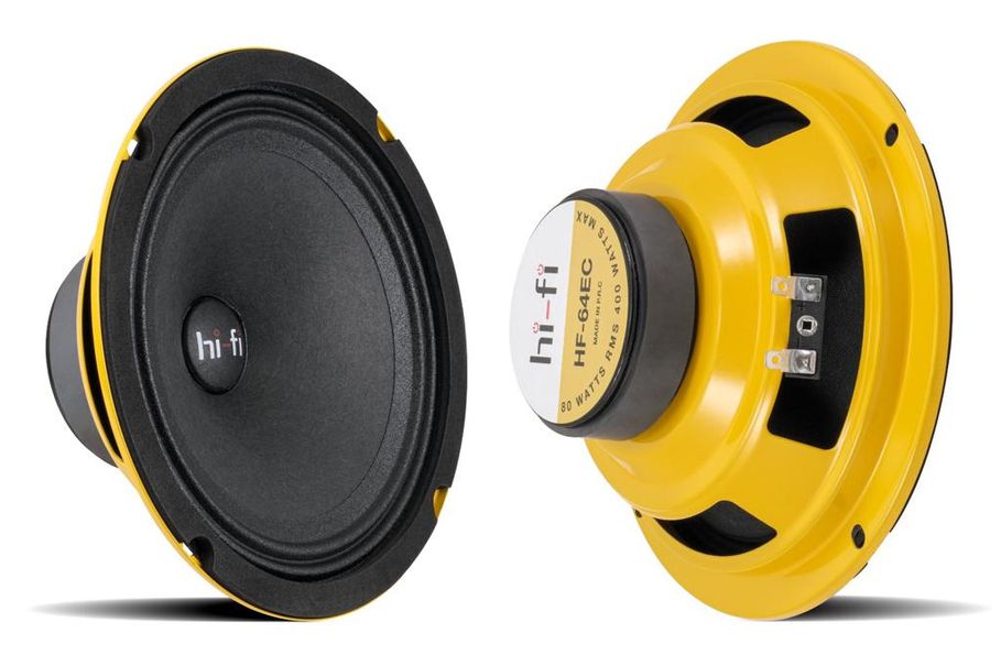 Hi-Fi HF-64EC 16cm 6" 400 Watt Max Power+80 Watt Rms Sarı Platinium 16 Cm Midrage
