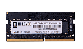 Hi-Level 32GB DDR4 3200 MHz Notebook Bellek (HLV-SOPC25600D4/32G)