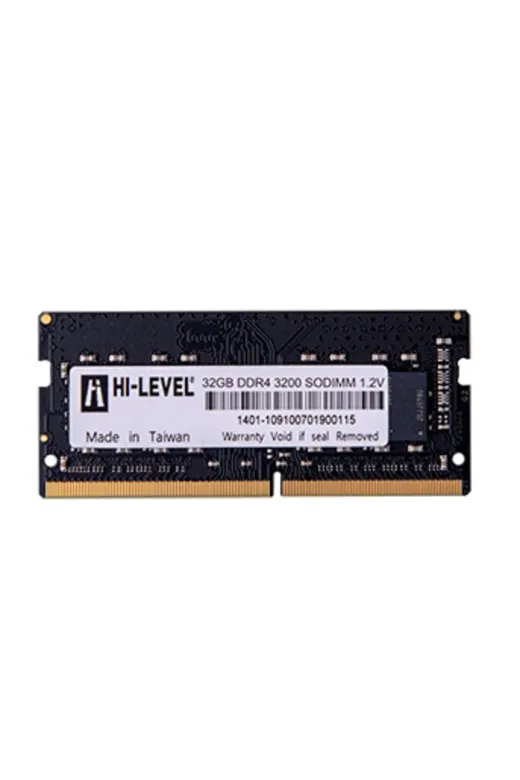 Hi-Level SNDgztk-405099 32Gb Ddr4 3200Mhz Sodimm 1.2V Hlv-Sopc25600D4/32G