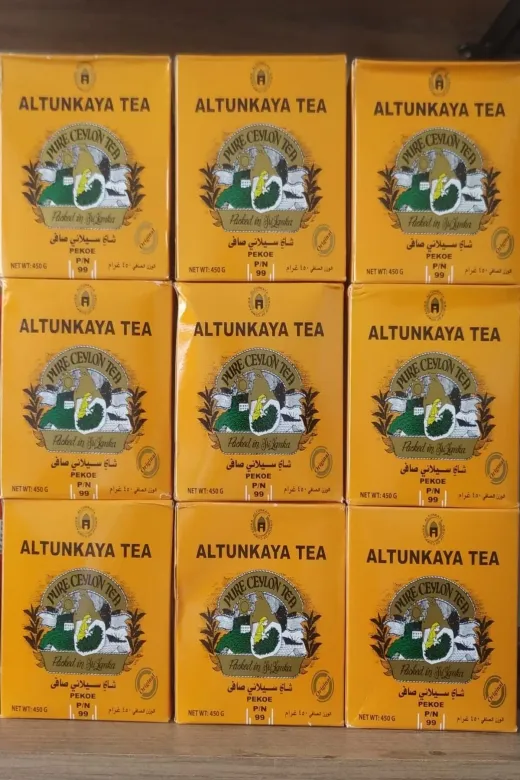 HİLALPAK 044 Altunkaya Tea 900 Gr Pekoe P/n 99 (% 100 Orijinal Pure Ceylon Tea)