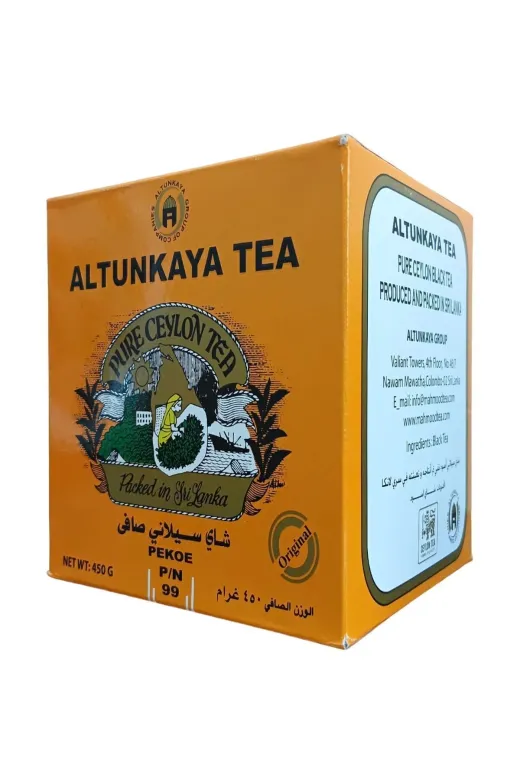 HİLALPAK 044 Altunkaya Tea 900 Gr Pekoe P/n 99 (% 100 Orijinal Pure Ceylon Tea)