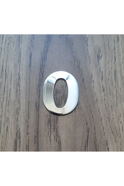 Hırdavat GEN104-0 Metal Krom 4.2 Cm Kapı Numarası