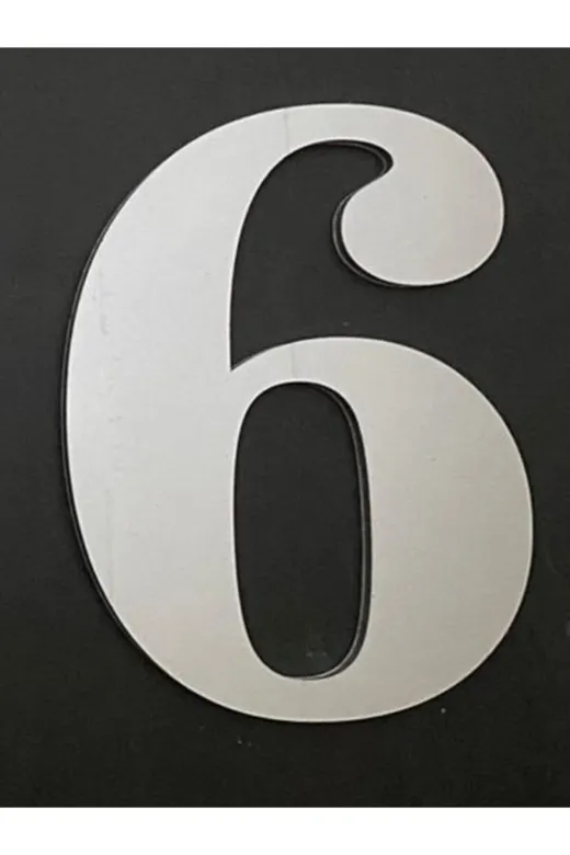 Hırdavat GEN113-6 Kendinden Yapışkanlı Kapı Numarası 13 Cm No 6