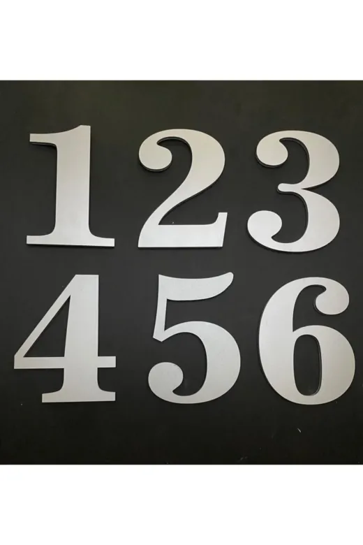 Hırdavat GEN113-6 Kendinden Yapışkanlı Kapı Numarası 13 Cm No 6