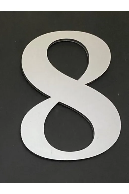 Hırdavat GEN113-8 Kendinden Yapışkanlı Kapı Numarası 13 Cm No:8