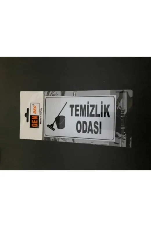 Hırdavat GEN610 Yönlendirme Temizlik Odası 8X13 Cm