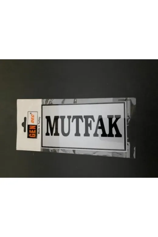 Hırdavat GEN612 Yönlendirme Mutfak 8 X 15 Cm