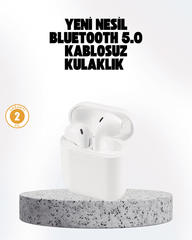 Hızlı Şarj Destekli 2. Nesil Bluetooth 5.0 Ergonomik Kulaklık