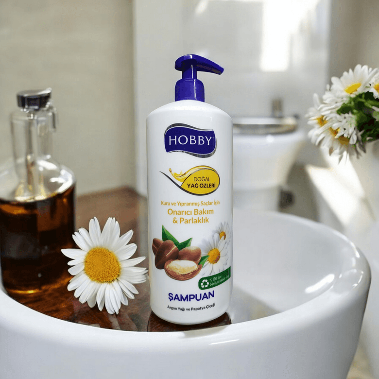 HOBBY FT05410H Argan & Papatya Çiçeği Özlü Şampuan (1000Ml)