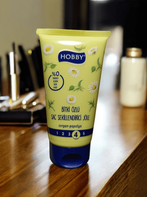 HOBBY FT857150 Bitki Özlü Saç Şekillendirici Jöle 150Ml, Isırgan & Papatya
