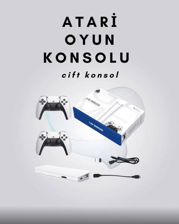 Hobibahçem 125043860 Mey İthalat 4K Destekli Bluetooth Retro Oyun Konsolu M15 Modeli Çok Renkli