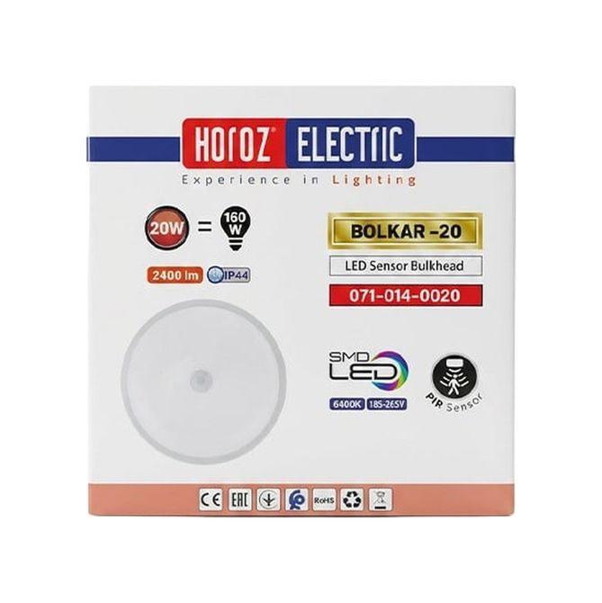 Hobibahçem BZTHTK000420-BLN Horoz 20W Sensorlu Beyaz S/u Led Armatur