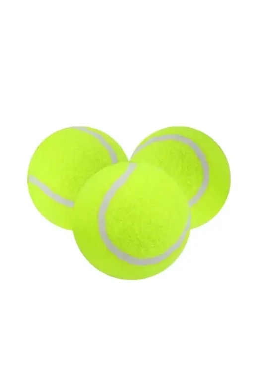 Hobibahçem GROUP-1642338 Mey İthalat® 3'lü Köpek Oyun Tenis Topu