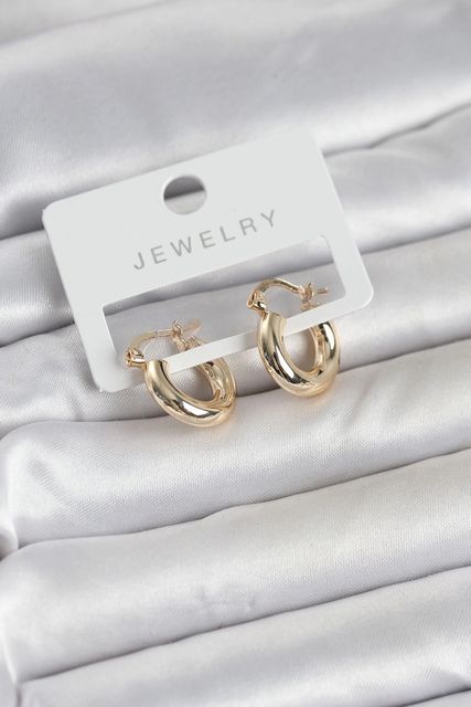 Hobibahçem MEYEB69ef2639228421964c015336-BLMY Mey İthalat Gold Renk Pirinç Halka 15 Mm Kadın Küpe Çok Renkli
