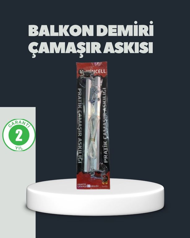 Hobibahçem MEYTDUCZZZÇAMAŞIRASKILIĞI-BLMY Mey İthalat Balkon Demiri Çamaşır Askısı Kare Demirlere Uygun Dayanıklı Tasarım Çok Renkli