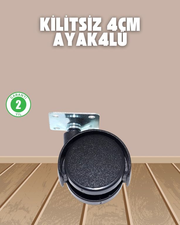 Hobibahçem MEYTDUCZZZKİLİTSİZ4CMAYAK-4-BLMY Mey İthalat Sehpa Ve Ekipmanlar İçin Kilitsiz 4 Cm Ayak 4 Lü Çok Renkli
