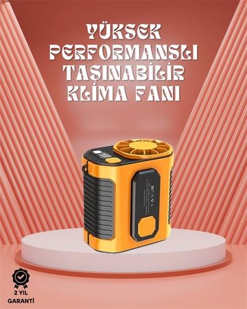 Hobibahçem MEYTDUCZZZM336FAN-3-BLMY Mey İthalat Sessiz Turbo Fan Kamp, Spor, Ofis İçin Taşınabilir Mini Soğutucu