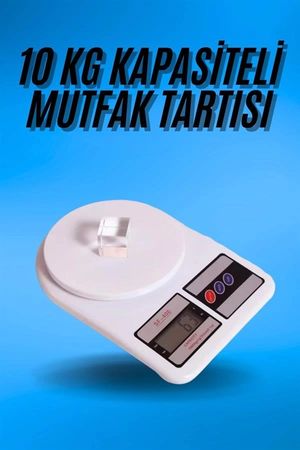 Hobibahçem MEYTDUUCZZZHASSASTAARTIII2-BLMY Mey İthalat Dijital Hassas 10 Kg Mutfak Terazisi Tartısı Lcd Ekran Mutfak Tartısı Çok Renkli