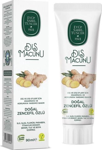 Hobibahçem MEYXT356304-00011_R2244-BLMY Mey İthalat Doğal Diş Macunu 90 Gr Zencefil Özlü Acı - Portakal