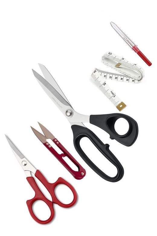 hodbehod 62346019 Plastik Saplı 11 No 28 Cm Kumaş Kesim Makası Set Jpt-11