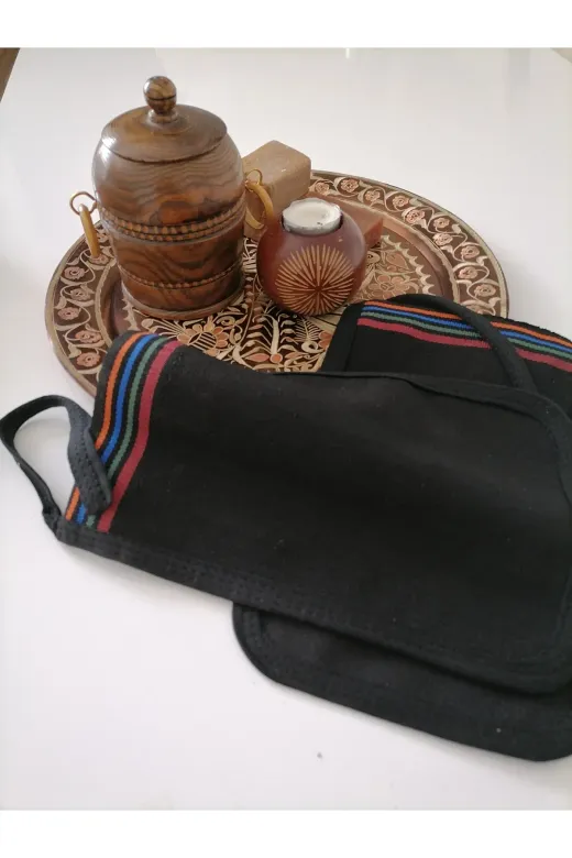 Home 234760116336 Eker-Mistik Dokunuş Kese Seti-2 Adet-Banyo Ve Duş Kesesi-Doğal Özel Dokuma-Standart Kese