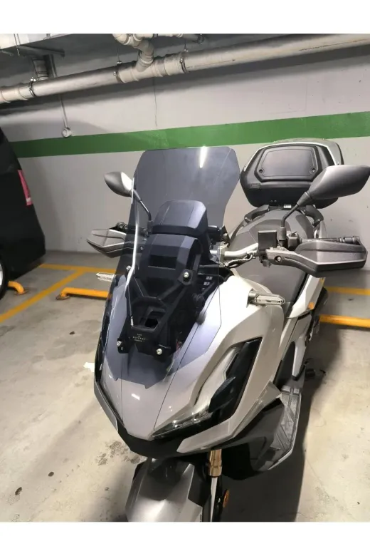 Honda Adv 350 Ön Cam 2023-2026 Model 60cm Füme Renkli 4mm ORTA BOYLU