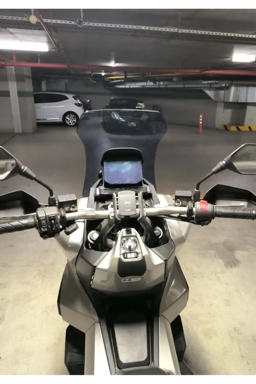 Honda Adv 350 Ön Cam 2023-2026 Model 60cm Füme Renkli 4mm ORTA BOYLU