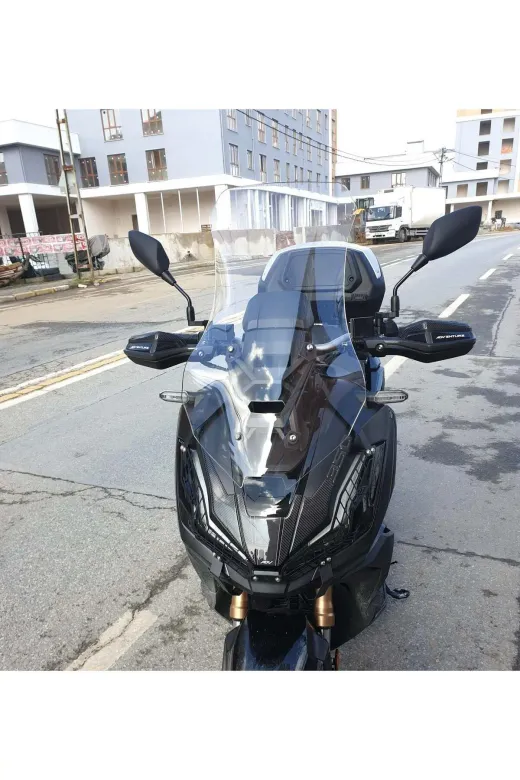 Honda Adv 350 Ön Cam 2023-2026 Model 72cm Şeffaf Renkli 4mm UZUN