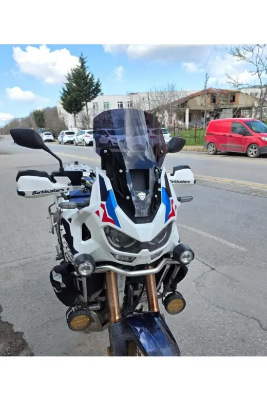 Honda Africa twin CRF 1100 L4 Ön Cam 2023-2026 Model 46cm Siyah Renkli 4mm ORİJİNAL BOYLU