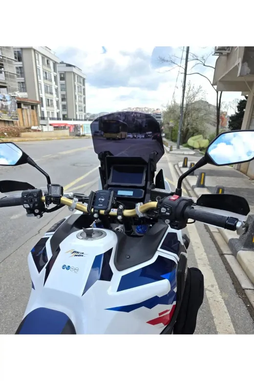 Honda Africa twin CRF 1100 L4 Ön Cam 2023-2026 Model 46cm Siyah Renkli 4mm ORİJİNAL BOYLU