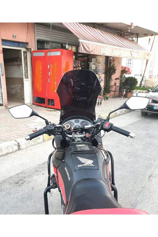 Honda CBF 150 Ön Cam 2005-2017 Model 51cm Siyah Renkli