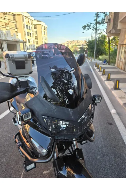 Honda CBF 600 Ön Cam 2005-2013 Model 48cm Siyah Renkli 4mm