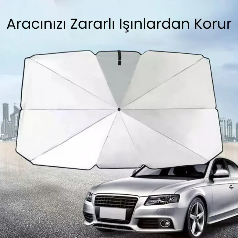Honda City, Opel Astra, Peugeot 308, Citroen C4, Fiat Linea Uyumlu Oto Şemsiye