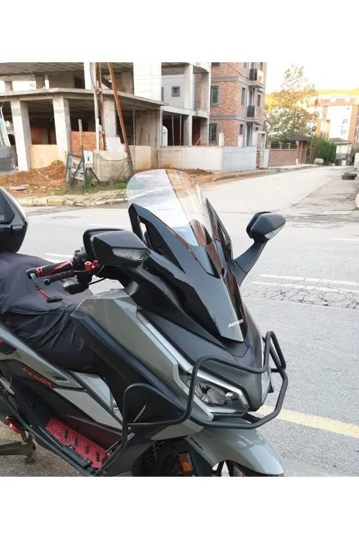 Honda Forza 250 Ön Cam 2021-2026 Model 47cm Şeffaf Renkli 4mm UZUN