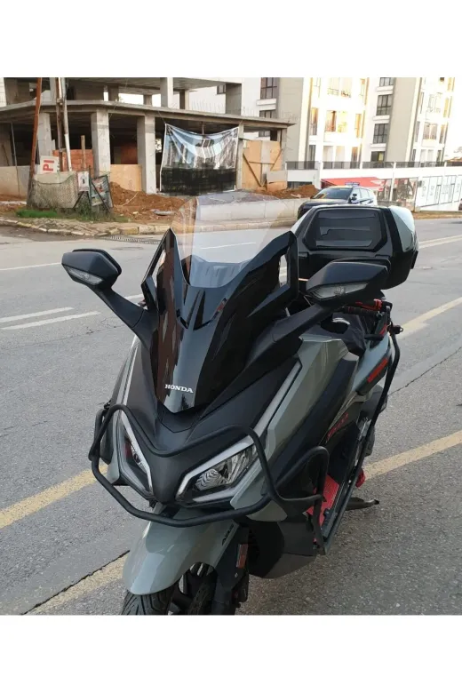 Honda Forza 250 Ön Cam 2021-2026 Model 47cm Şeffaf Renkli 4mm UZUN