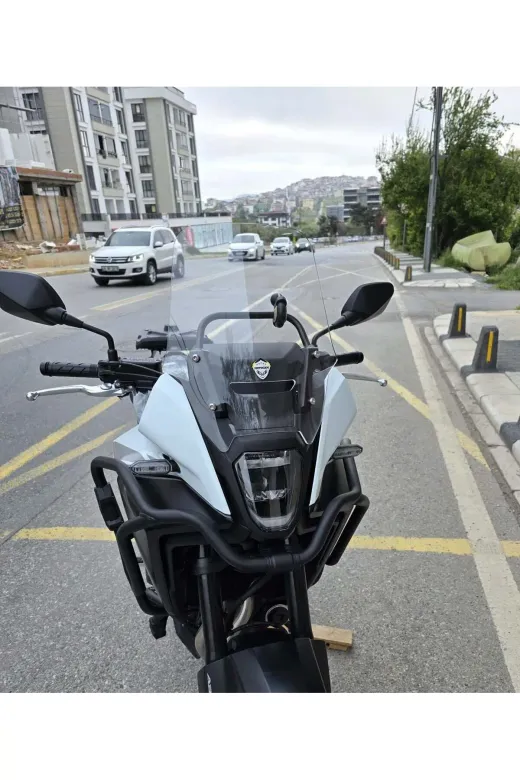 Honda NX 500 Ön Cam 2025-2026 Model 34cm Şeffaf Renkli 4mm Orijinal Boylu