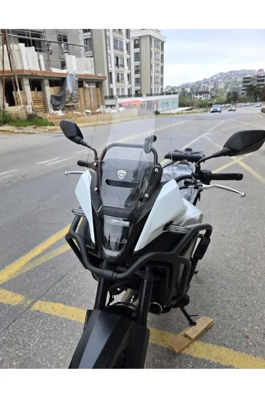 Honda NX 500 Ön Cam 2025-2026 Model 34cm Şeffaf Renkli 4mm Orijinal Boylu