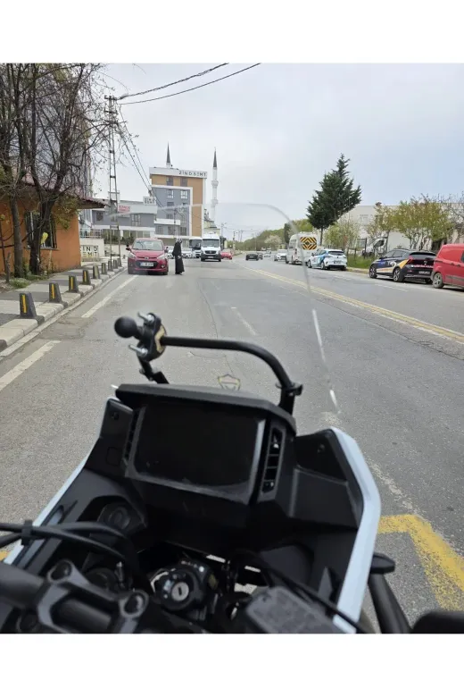Honda NX 500 Ön Cam 2025-2026 Model 34cm Şeffaf Renkli 4mm Orijinal Boylu